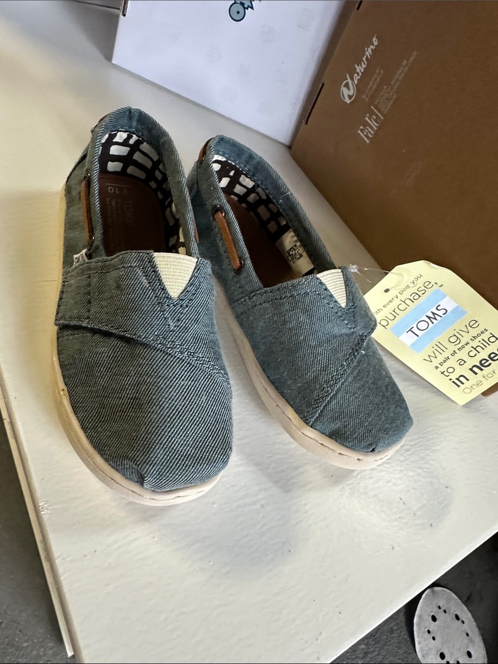 Toms Kids Slip-On Sneakers Bimini chambray